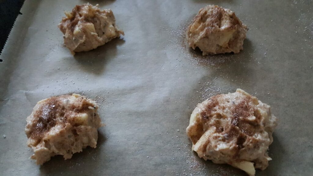 Apfel Zimt Wölkchen zweier Reihe